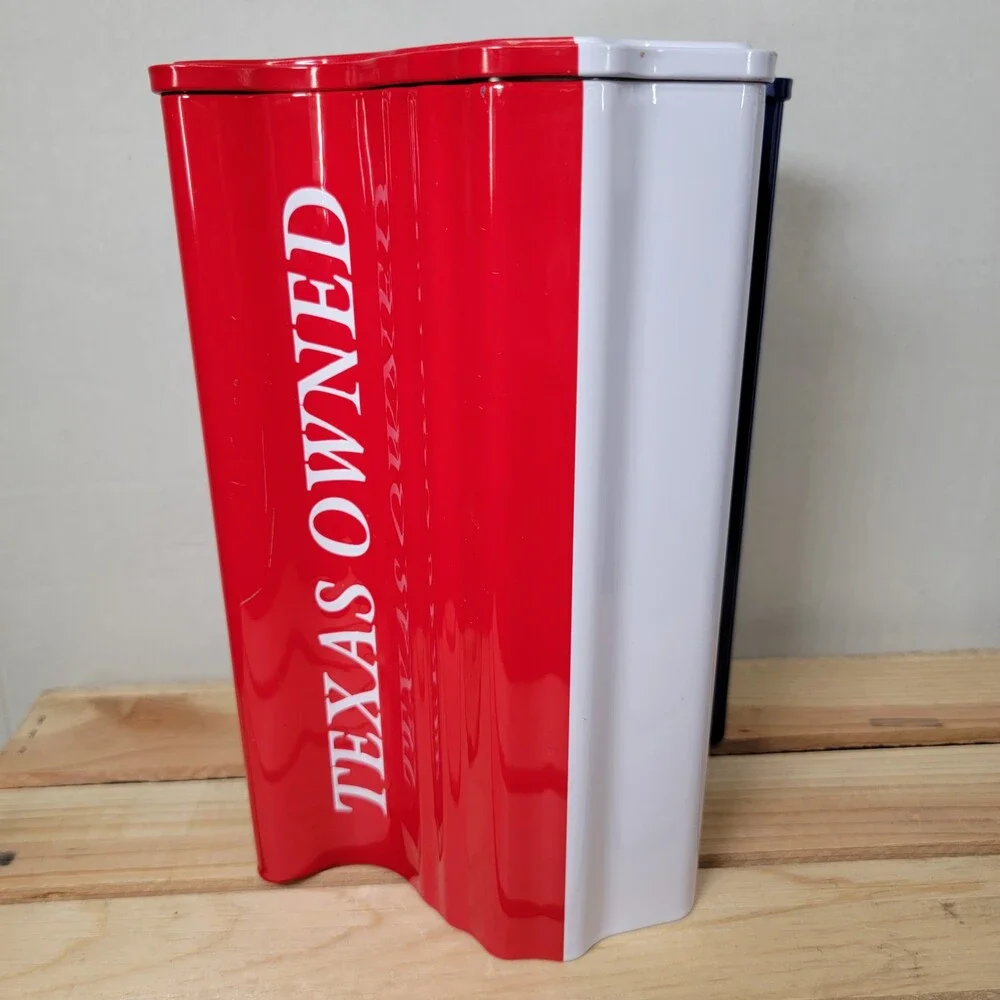 Texas Crown Club Whisky Tin 9.5
